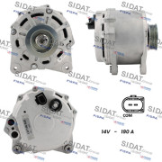 A12HT1267 SIDAT alternátor A12HT1267 SIDAT