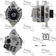 A12MH0453A2 SIDAT alternátor A12MH0453A2 SIDAT
