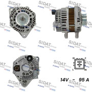 A12MH0626 SIDAT alternátor A12MH0626 SIDAT