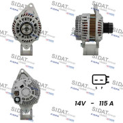 A12MH1106A2 SIDAT alternátor A12MH1106A2 SIDAT