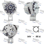 A12ML0419A2 SIDAT alternátor A12ML0419A2 SIDAT