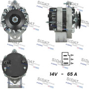 A12ML0437A2 SIDAT alternátor A12ML0437A2 SIDAT