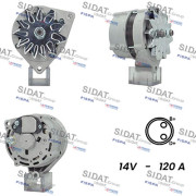 A12ML0547A2 SIDAT alternátor A12ML0547A2 SIDAT