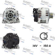 A12VA0076A2 SIDAT alternátor A12VA0076A2 SIDAT