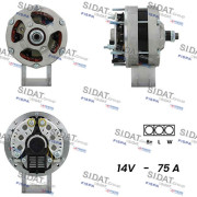 A12VA0264A2 SIDAT alternátor A12VA0264A2 SIDAT