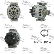 A12VA0280 SIDAT alternátor A12VA0280 SIDAT