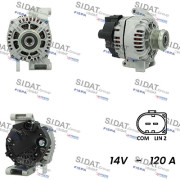 A12VA0407A2 SIDAT alternátor A12VA0407A2 SIDAT