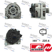 A12VA0514AS SIDAT alternátor A12VA0514AS SIDAT