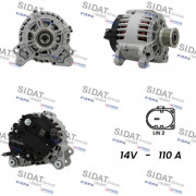 A12VA0534 SIDAT alternátor A12VA0534 SIDAT