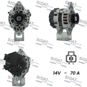 A12VA0669A2 SIDAT alternátor A12VA0669A2 SIDAT