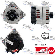 A12VA0792AS SIDAT alternátor A12VA0792AS SIDAT