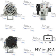 A12VA0806A2 SIDAT alternátor A12VA0806A2 SIDAT