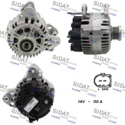 A12VA0846 SIDAT alternátor A12VA0846 SIDAT