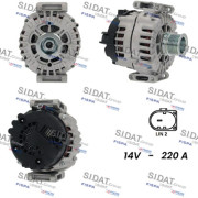 A12VA0971 SIDAT alternátor A12VA0971 SIDAT
