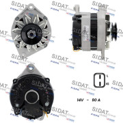 A12VA1288A2 SIDAT alternátor A12VA1288A2 SIDAT