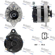 A12VA1289A2 SIDAT alternátor A12VA1289A2 SIDAT