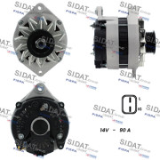 A12VA1290A2 SIDAT alternátor A12VA1290A2 SIDAT