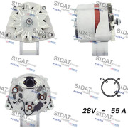 A24BH0029A2 SIDAT alternátor A24BH0029A2 SIDAT