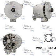 A24BH0037A2 SIDAT alternátor A24BH0037A2 SIDAT