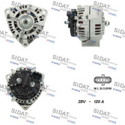 A24BH0044 SIDAT alternátor A24BH0044 SIDAT