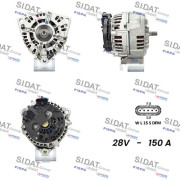A24BH0046 SIDAT alternátor A24BH0046 SIDAT