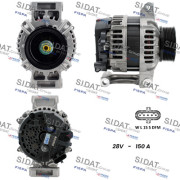 A24BH0054 SIDAT alternátor A24BH0054 SIDAT