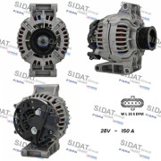 A24BH0055 SIDAT alternátor A24BH0055 SIDAT