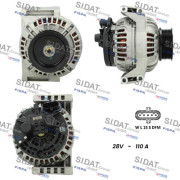 A24BH0098 SIDAT alternátor A24BH0098 SIDAT
