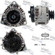 A24BH0100 SIDAT alternátor A24BH0100 SIDAT