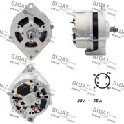 A24BH0102 SIDAT alternátor A24BH0102 SIDAT