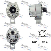 A24BH0117A2 SIDAT alternátor A24BH0117A2 SIDAT