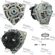 A24BH0122 SIDAT alternátor A24BH0122 SIDAT