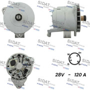 A24BH0136 SIDAT alternátor A24BH0136 SIDAT