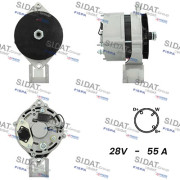 A24BH0142A2 SIDAT alternátor A24BH0142A2 SIDAT