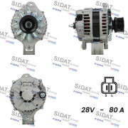 A24HT0018A2 SIDAT alternátor A24HT0018A2 SIDAT