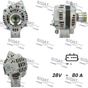 A24MH0063A2 SIDAT alternátor A24MH0063A2 SIDAT