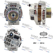 A24MH0112 SIDAT alternátor A24MH0112 SIDAT