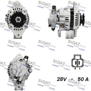 A24MH0130A2 SIDAT alternátor A24MH0130A2 SIDAT