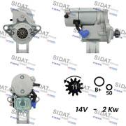 S12DE0180A2 Startér SIDAT