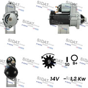 S12VA0454A2 SIDAT żtartér S12VA0454A2 SIDAT