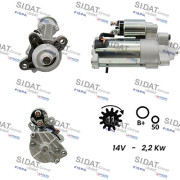 S12VS0036 Startér SIDAT