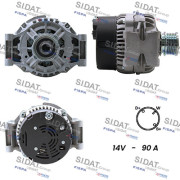 A12BH0082A2 SIDAT alternátor A12BH0082A2 SIDAT