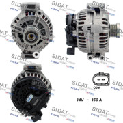 A12BH0123 SIDAT alternátor A12BH0123 SIDAT