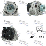 A12BH0837A2 SIDAT alternátor A12BH0837A2 SIDAT