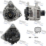 A12BH1162A2 SIDAT alternátor A12BH1162A2 SIDAT