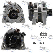 A12DE0006 SIDAT alternátor A12DE0006 SIDAT