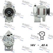 A12DE0621A2 SIDAT alternátor A12DE0621A2 SIDAT