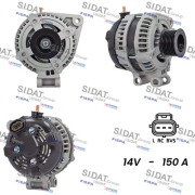 A12DE0889A2 SIDAT alternátor A12DE0889A2 SIDAT