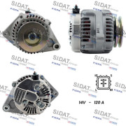 A12DE1219A2 SIDAT alternátor A12DE1219A2 SIDAT