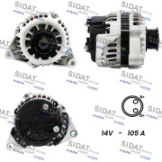 A12DR0109A2 SIDAT alternátor A12DR0109A2 SIDAT